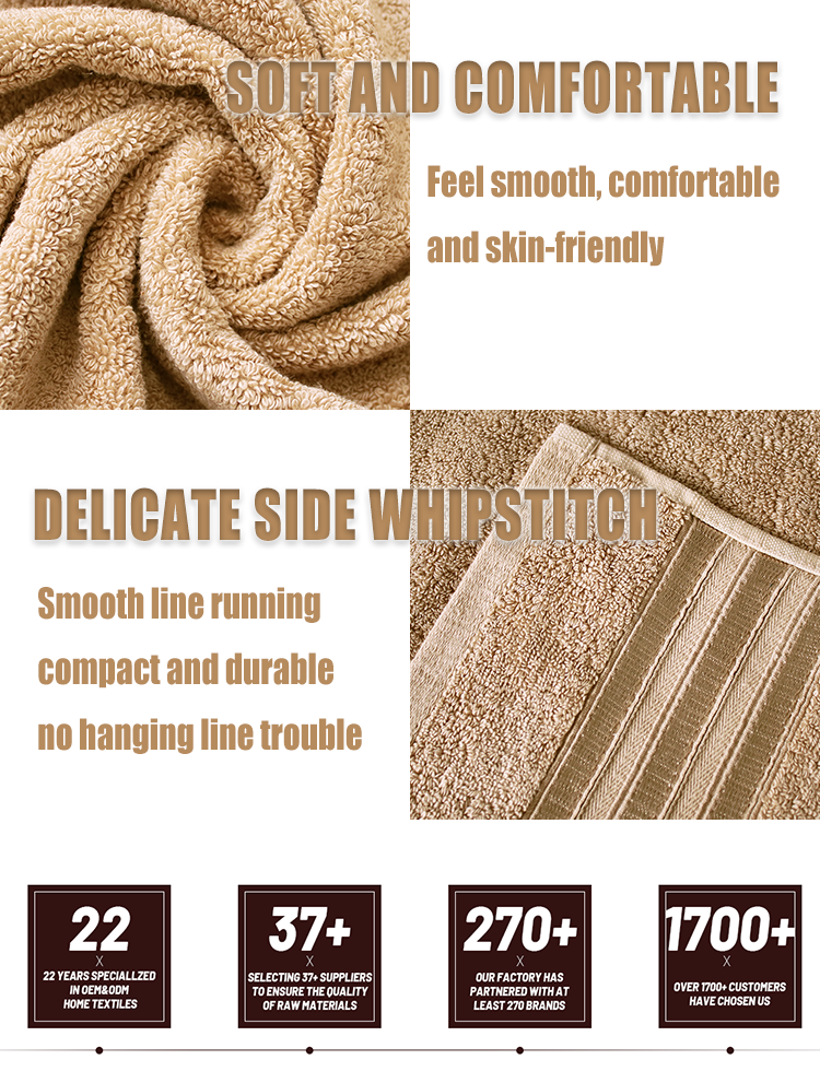Factory Outlet 100% Egypt Cotton Towel Good Water Absorption Towel