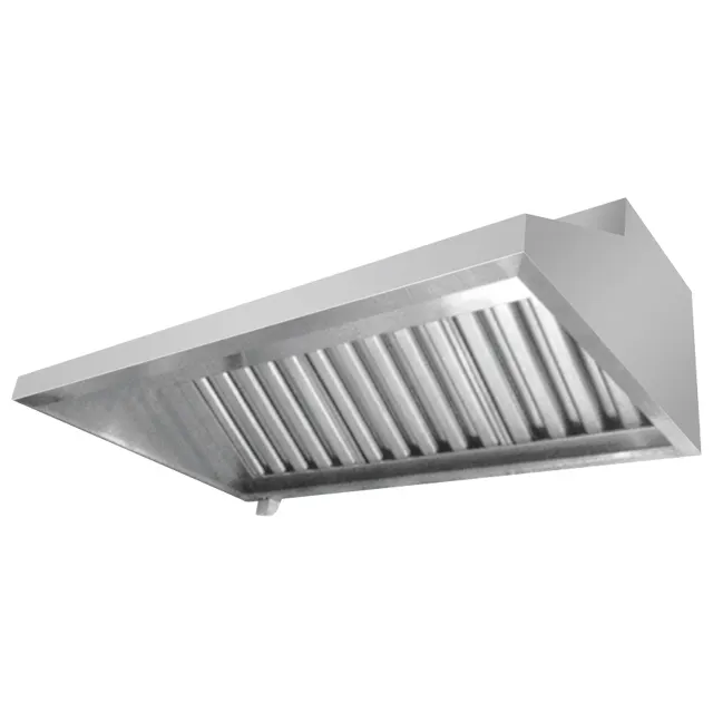 Chinese Style stainless steel commercial kitchen exhaust range hood restaurant extraction hood