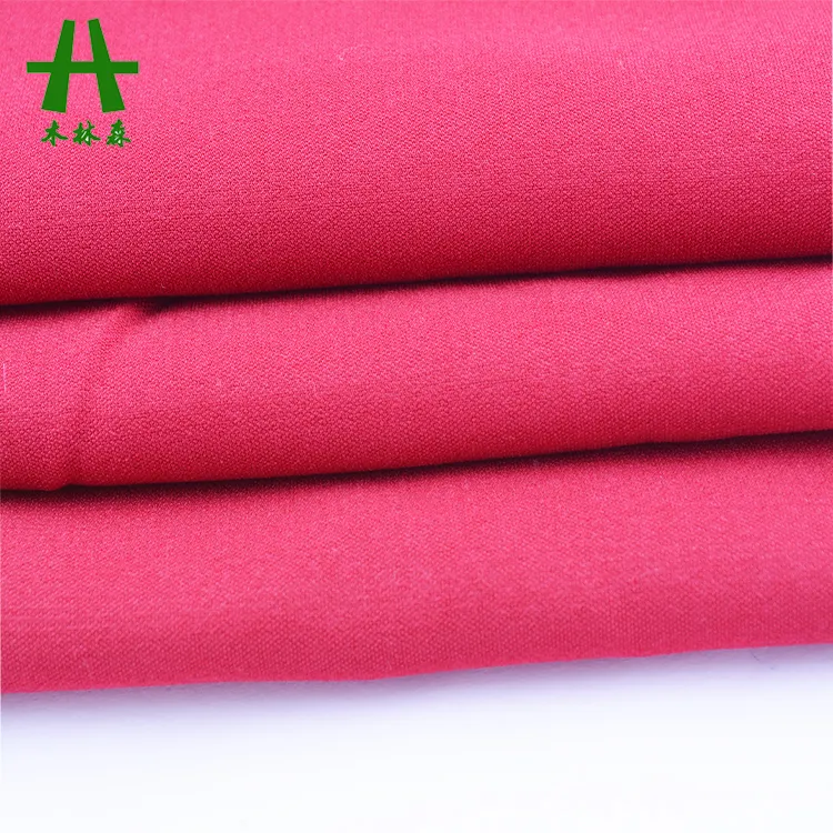 Mulinsen Textile Hot Sale Woven 100% Polyester Wool Peach Fabric Plain for Dress