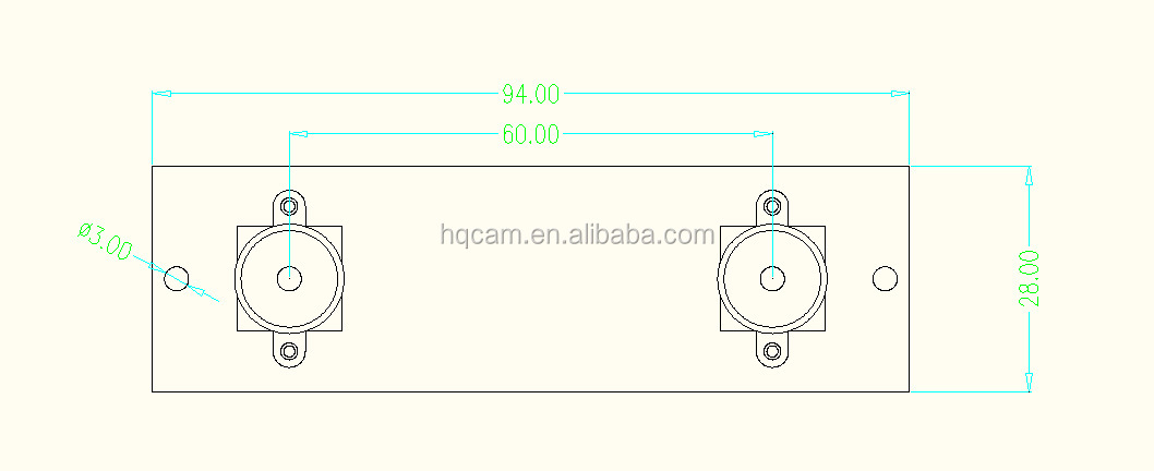 2560*1520*2 60fps Synchronous frame binocular USB camera video dual lens stereo vision camera module usb for 3D