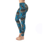 Milk Silk Custom Printed Elastic Outdoor Tight Leggings For Women