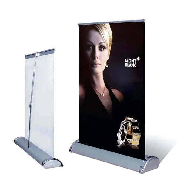 custom advertising banner stand, roll up pull up banner stand display