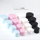 Fine Round Plastic Skin Care Cream Box/Small Face Cream Jar for Cosmetic Packaging 5g 15g 20g 30g