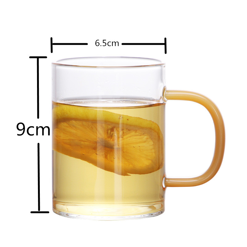 Glass Tea Cup Heat-Resisting Hand Blown Glass Borosilicate