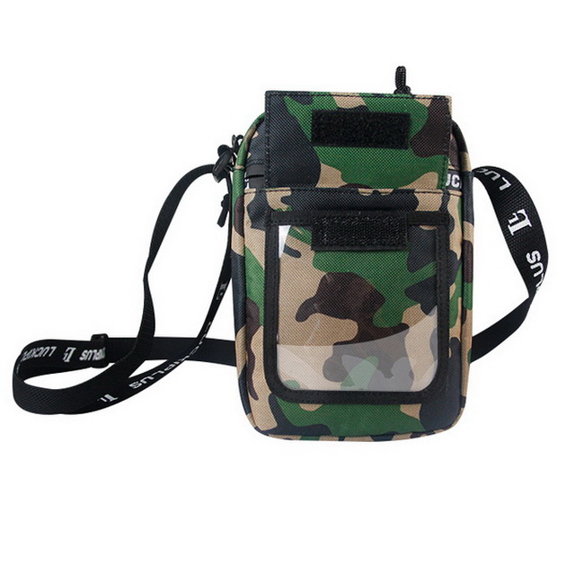 Camouflage 600D sac de messager léger sac de voyage en plein air pour hommes