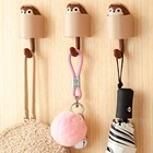 Wholesale Cute Squirrel Plastic Decoration Hanger Wall Hook Self Adhesive Hook for Children's Room