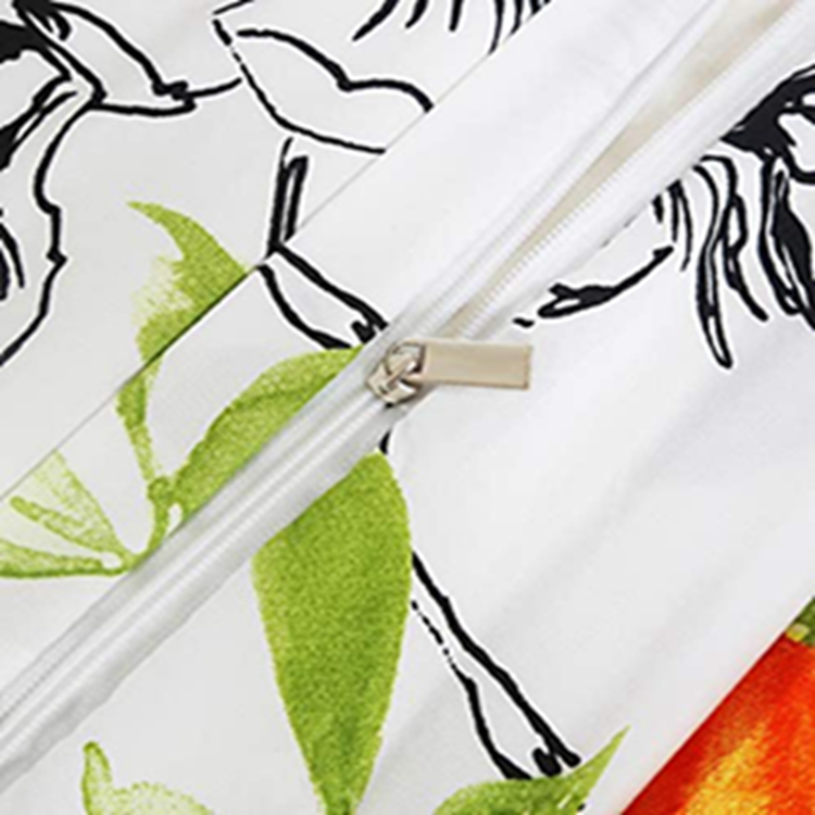 Twin Queen Fiber Fabric Is Super Soft Luxury Sunflower Printed Bedding Sets With Comforter