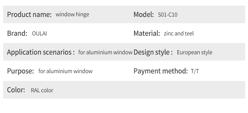 pvc casement window hinge flat hinge aluminum hinge