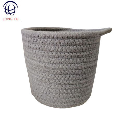 rope storage basket baby clothing woven collapsible laundry