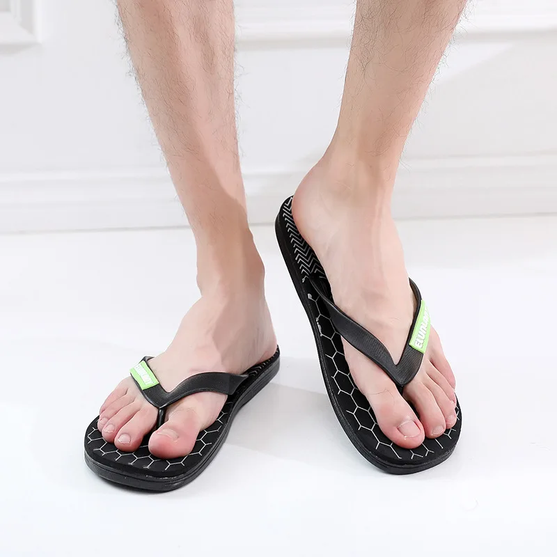 Men Flip Flops Slippers Anti Skid EVA Summer Beach Sandals Clip Casual Flats Shoes