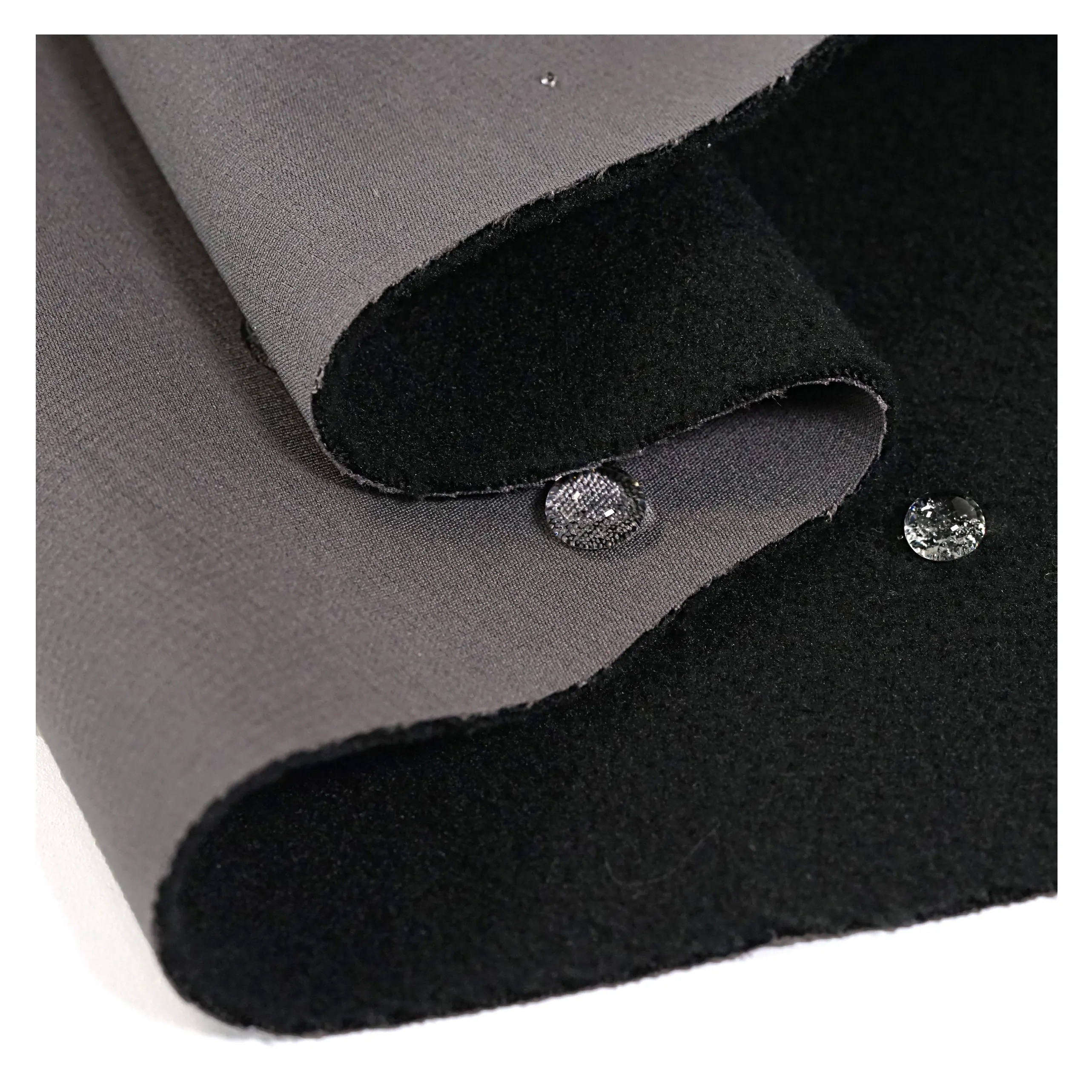 3 слоя толщиной 1 мм, полиэфирная проверенная ткань с пленкой из ТПУ для свитеров, дизайнерский материал, ткань, флисовая ткань