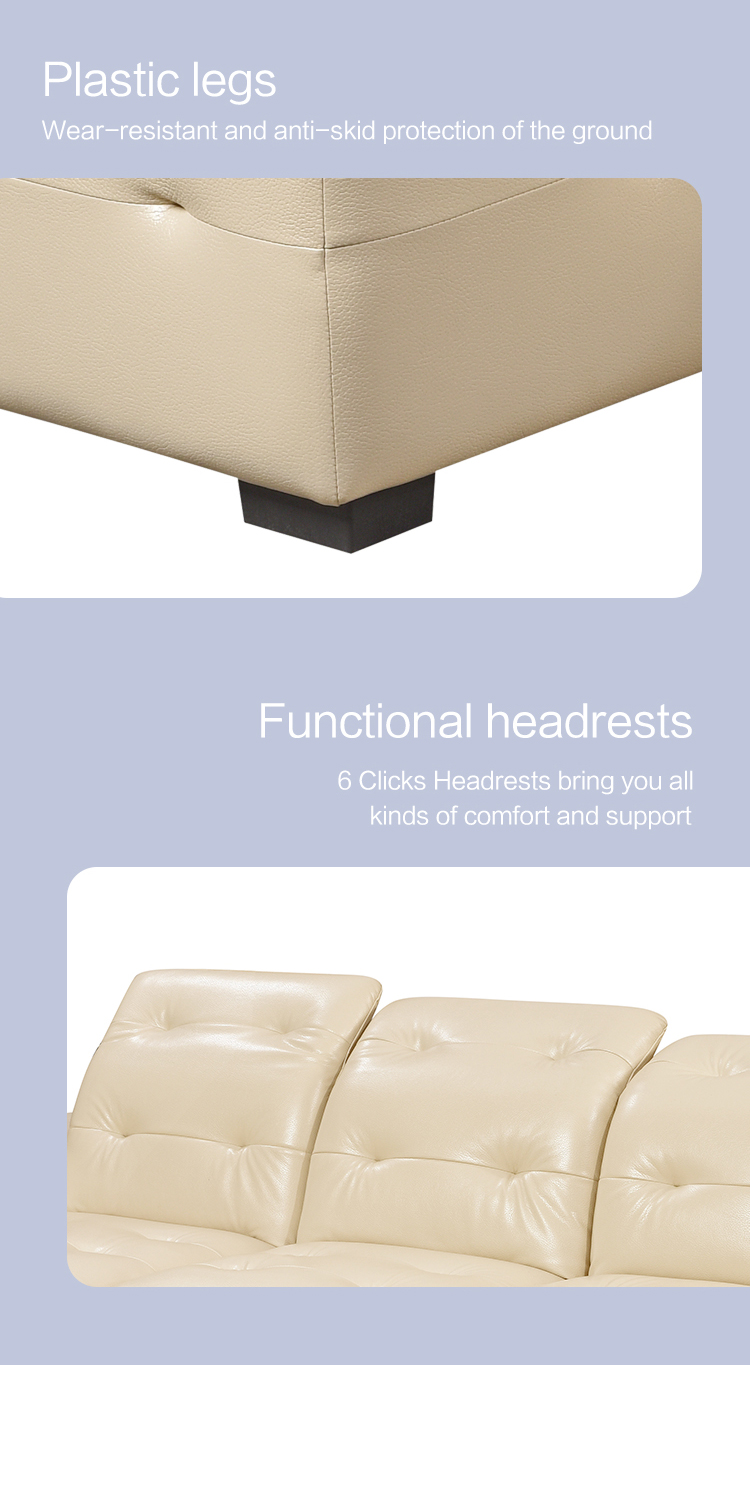 L-shaped classic north american style home furniture sofa hotel corner sectional sofa chaise from China