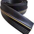 Garage door bottom threshold seal strip