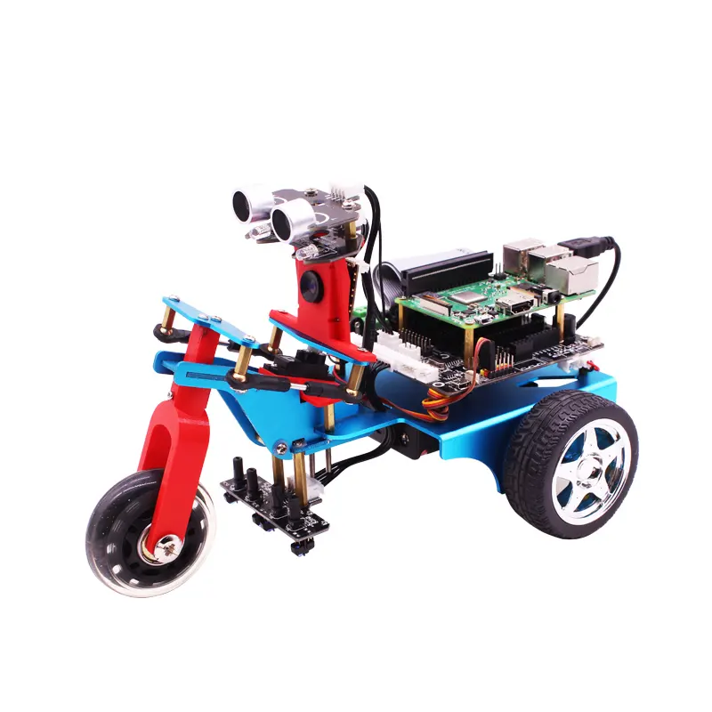 Yahboom STEAM Programming 3WD Smart Robot Car Kit For Raspberry Pi 3B+/4B With HD Camera