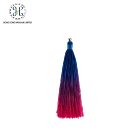 Fashionable dipdye colorful tassel fringe for garment