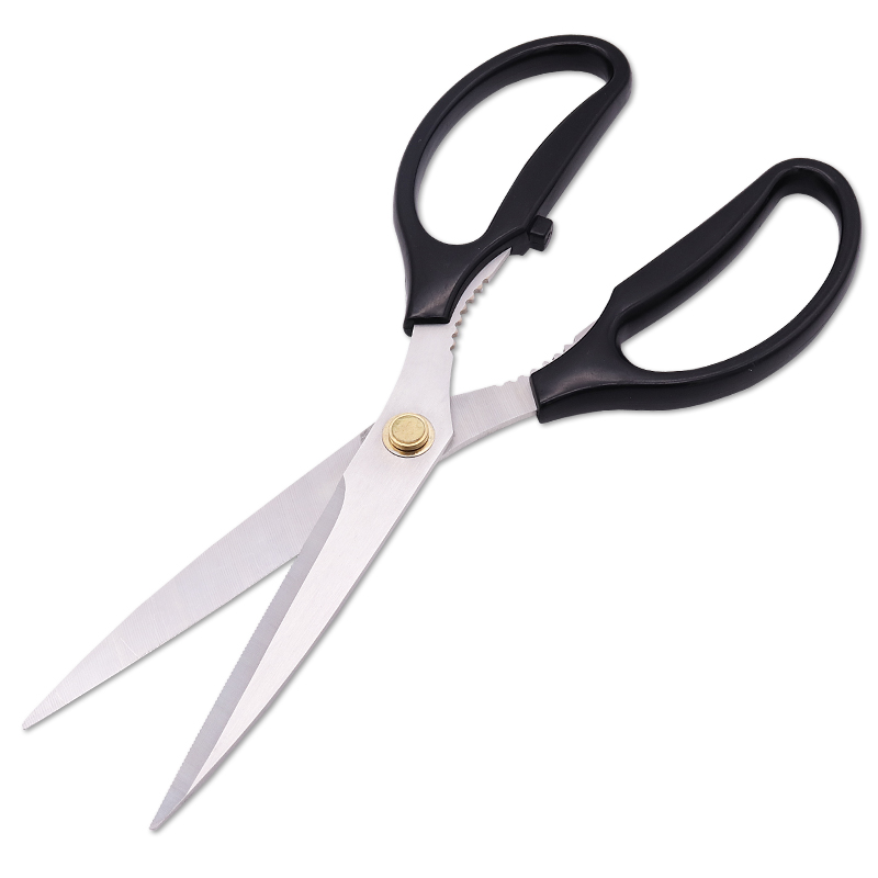 steel material abs handle laser food blade barbecue scissors
