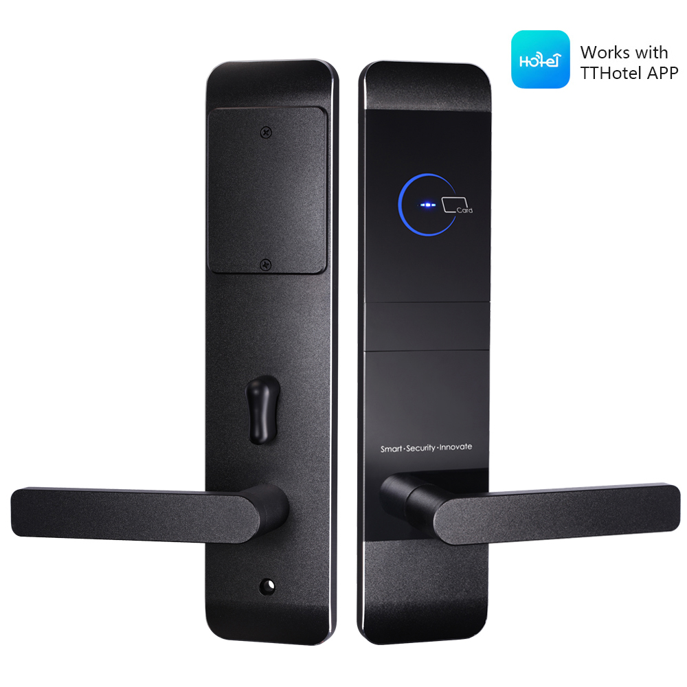 Smart Hotel Access System Rfid Magnetic Card Door Lock with APP