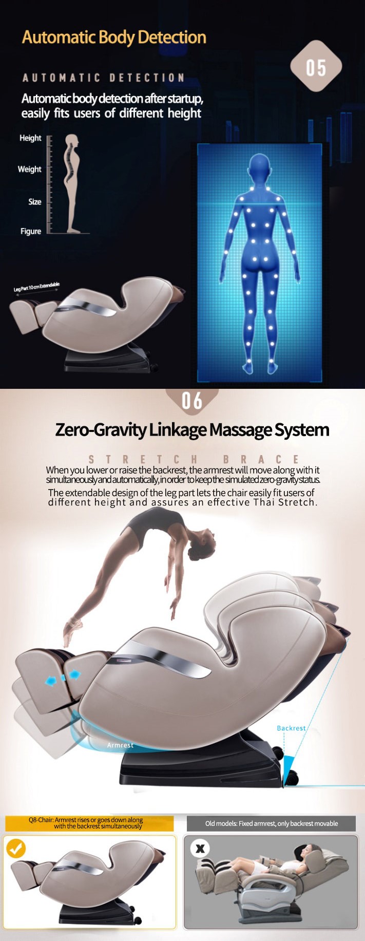 Household massage chair, whole body massage, neck massage capsule type electric massage chair