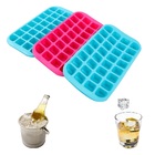 24 Grid Ice Cube Trays Food Grade Ice Cream Molds For Baby Frozen Food Supplement Box
