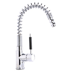 Chrome faucet kitchen sink pull out mixer faucet for kitchen sink
