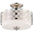 Vintage Modern Home Decor Suspended Semi Flush Glass Hanging Ceiling Lighting Fixtures Led Lamp Pendant Light