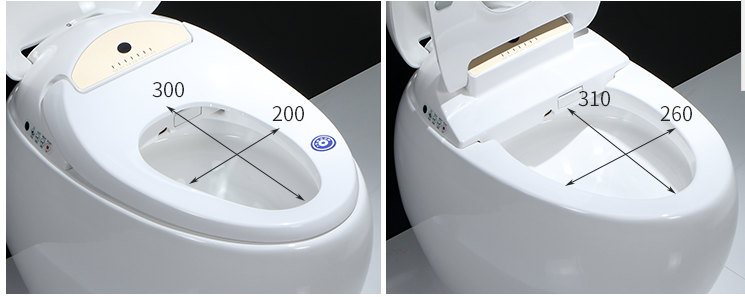 White cover wash seat soft close intelligent pregnant woman toilet