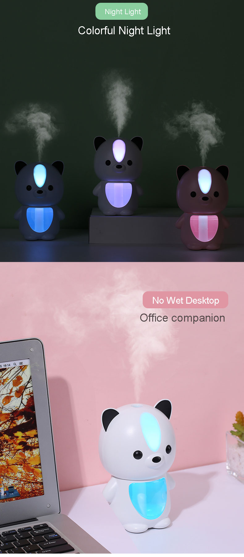 High Quality 200ML Ultrasonic Aroma Essential Oil Diffuser air fan humidifier for Home Car USB Fogger Mist