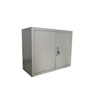 SMILE Technology Cheap Double-door Double-layer Metal Filing Cabinet with Lock for School or Office