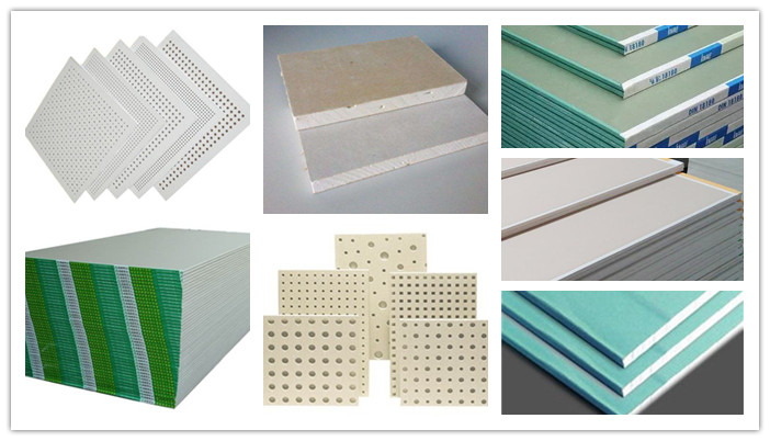 Factory of oxidized starch and acid modified starch for gypsum board production