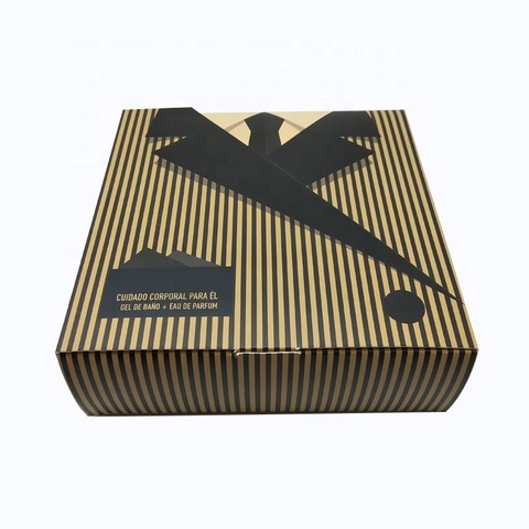 high quality cardboard square clothing gift box custom