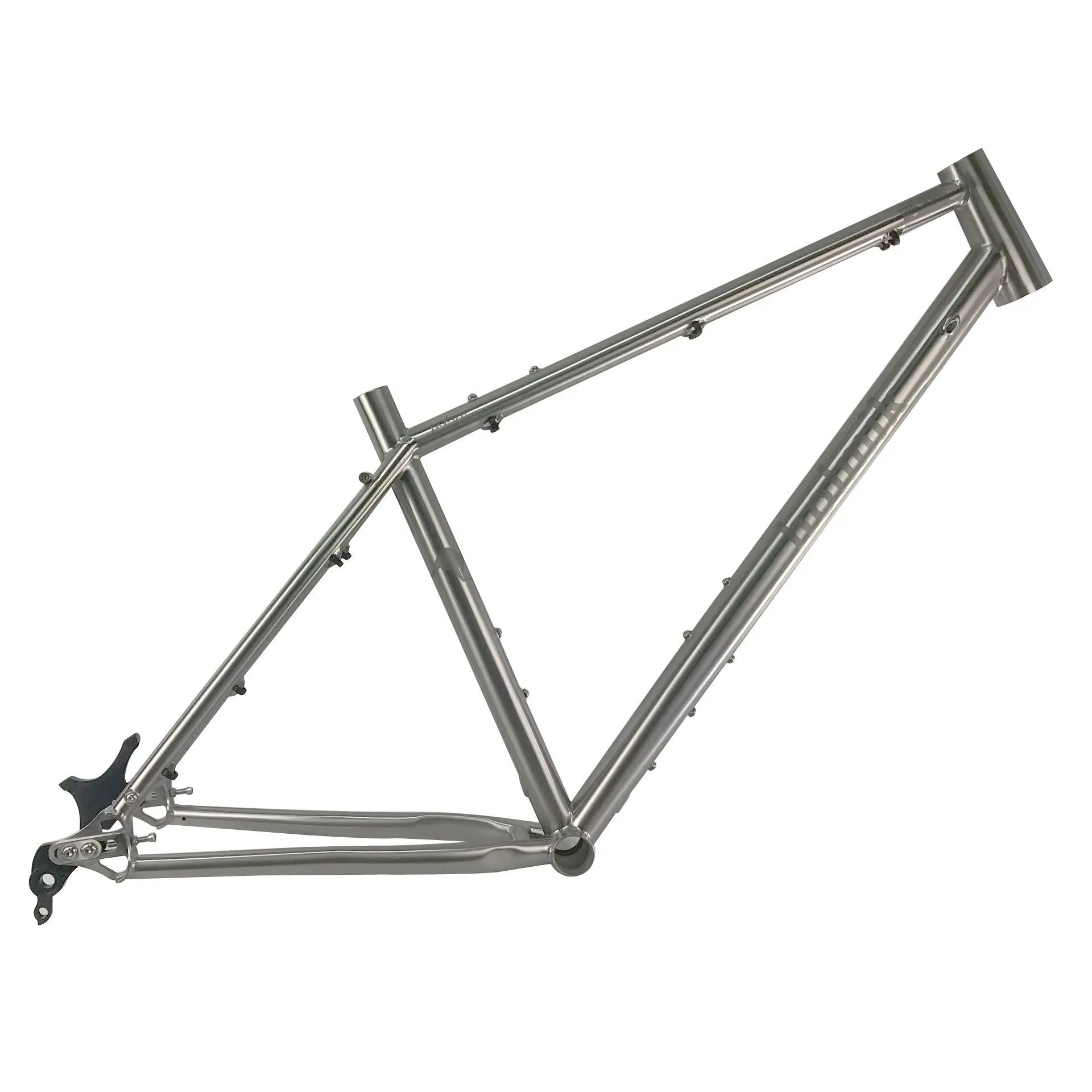 Sand balst logo 650b+ titanium mountain bike frame suspension mtb frames 27.5er fit 3.0 fat tires