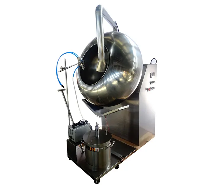 BYF400 барабанная машина для нанесения сахара с устройством распыления