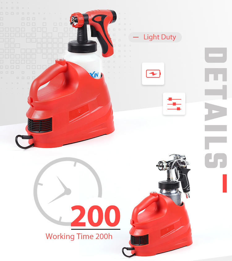 Conxin 32000Rpm Handheld Light duty Brush High Pressure Paint Sprayer