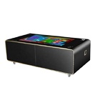 4K custom Multi-touch interactive digital signature smart touch coffee table with refrigerator