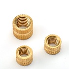 Custom Round Brass Female Threaded Insert Nuts