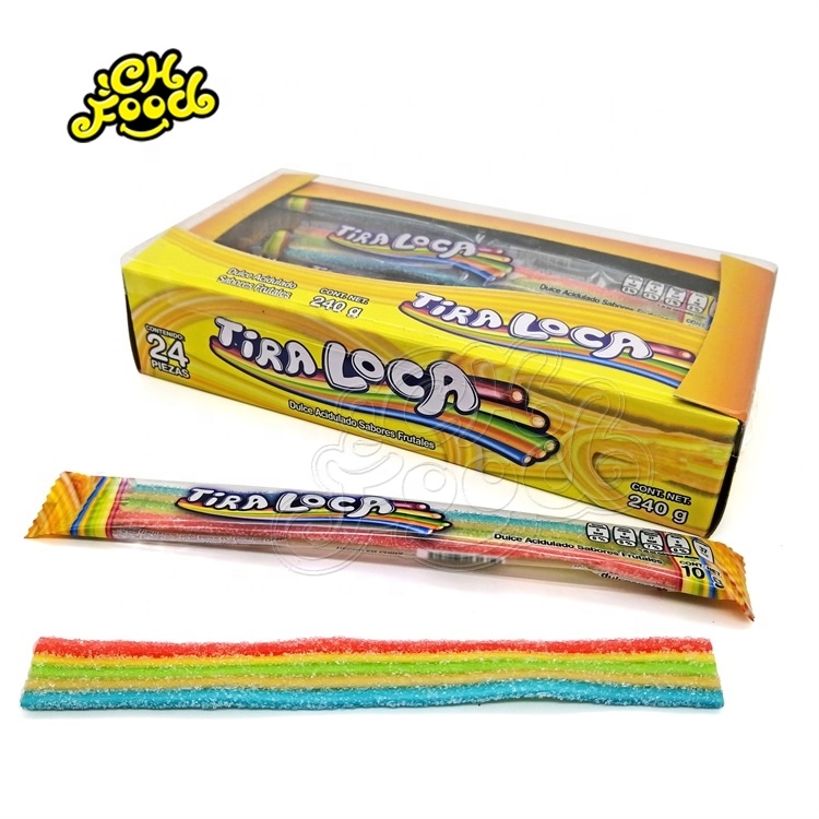 CHFOOD Halal Fruit Sour Belts gummy Candy CH-SC335