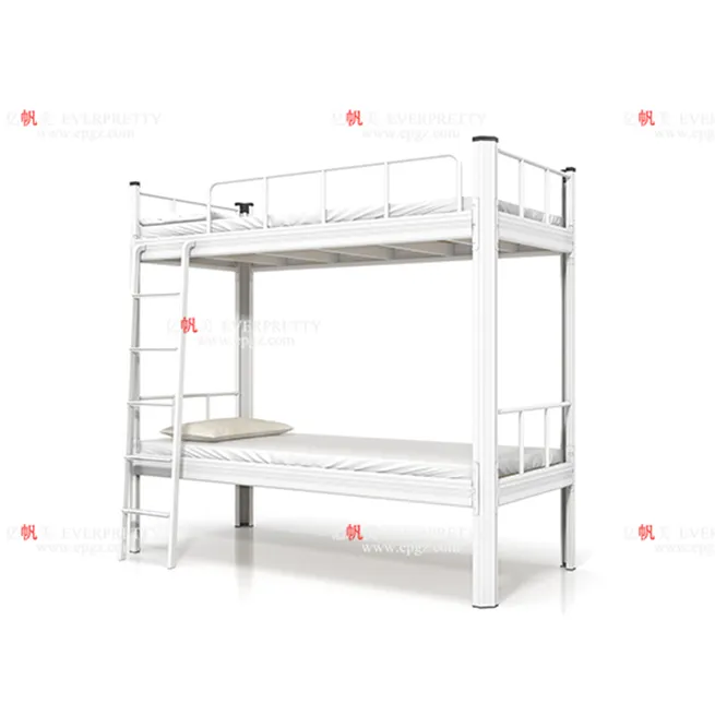 Hot Sale Dormitory Furniture Dormitory Children Bed Metal Bunk Bed for Sale