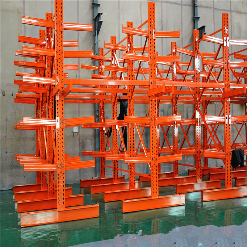 2000kg Capacity Steel Tube Cantilever Rack Shelves For Fabric Roll Storage 9