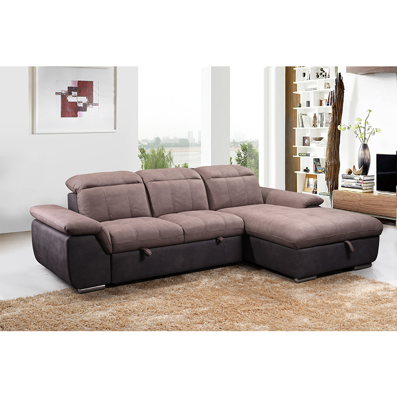 Modern fashion living room sofa Comfortable style Home furniture 2 Seater sofa bed with chaise Sofa
