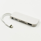 tablet pc external card reader headphone port camera usb adapter