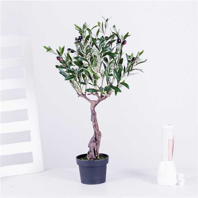 Newest plastic  green plant real touch artificial olive tree home/garden decoration