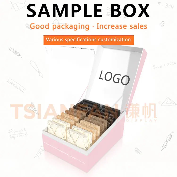 Eva Travel Carry For Magna Ceramicceramic Tile Case Aceylic Box Tsianfan Quartz Stone Sample Display 10 Capacity