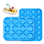 BHD Wholesale BPA-Free FDA Food Grade Non-Stick Cupcake Pans Silicone Baking Molds