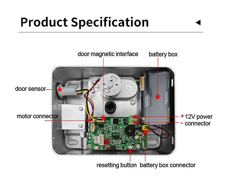Waterproof Outdoor Gate Rim Double Sided Fingerprint Smart DOOR Lock with Ttlock app