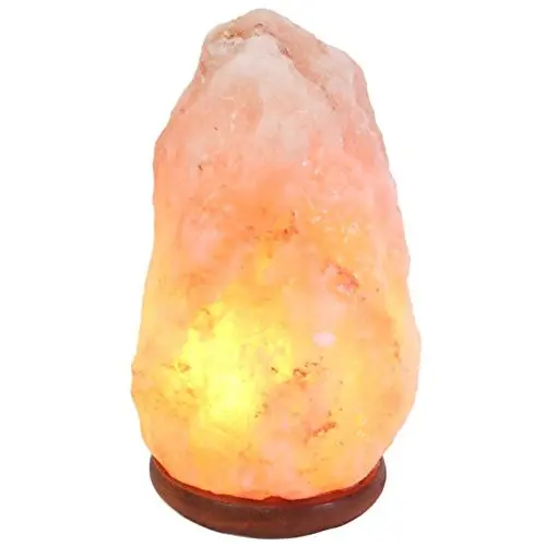 Wholesale price EU UK with E14 bulb on/off dimmer switch original pink white grey crystal rock natural Himalayan salt lamp