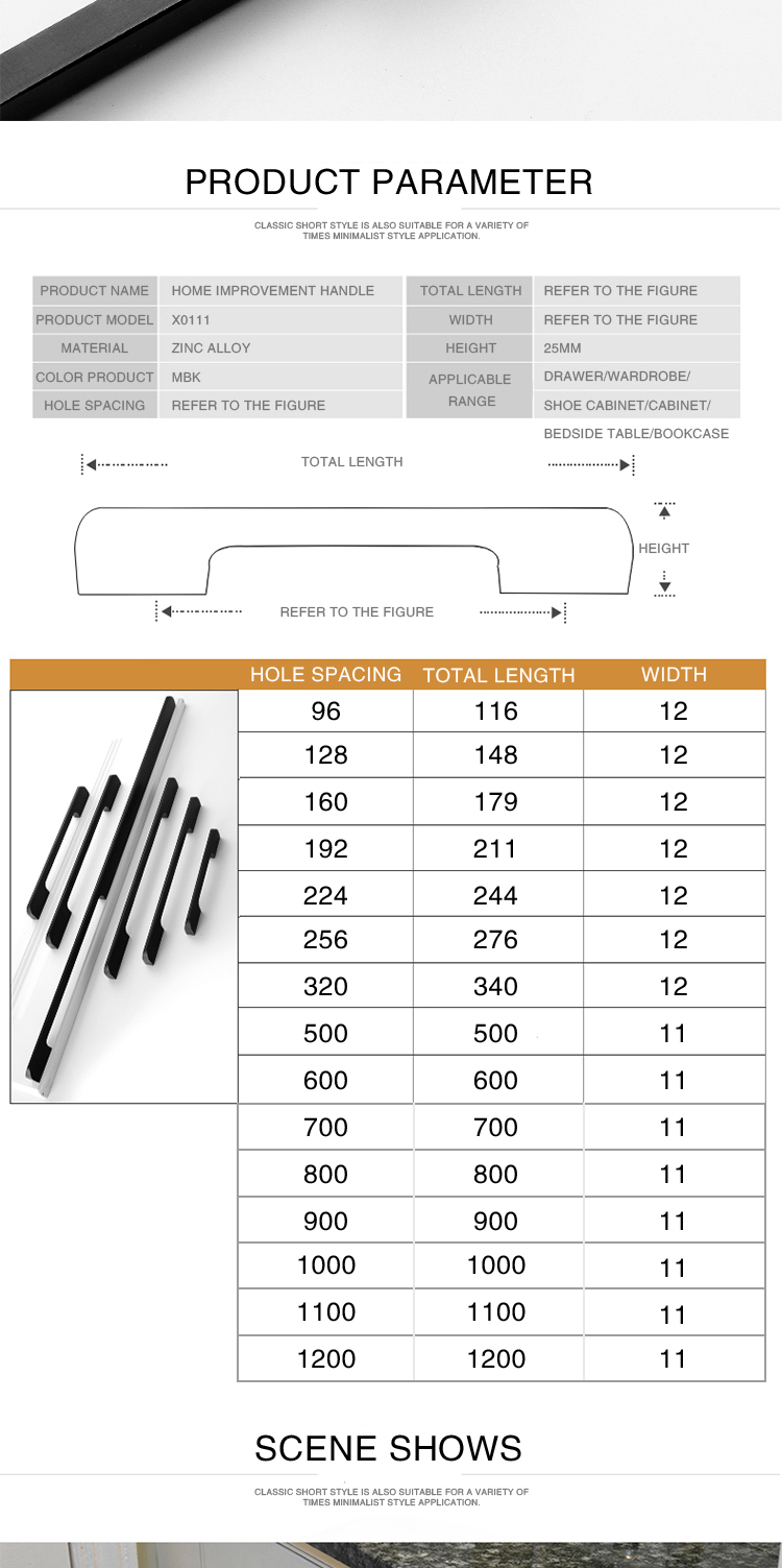 Kitchen cabinet Custom Customized Handle, C Shape Long Profile Bedroom Wardrobe Aluminum Alloy Handle//