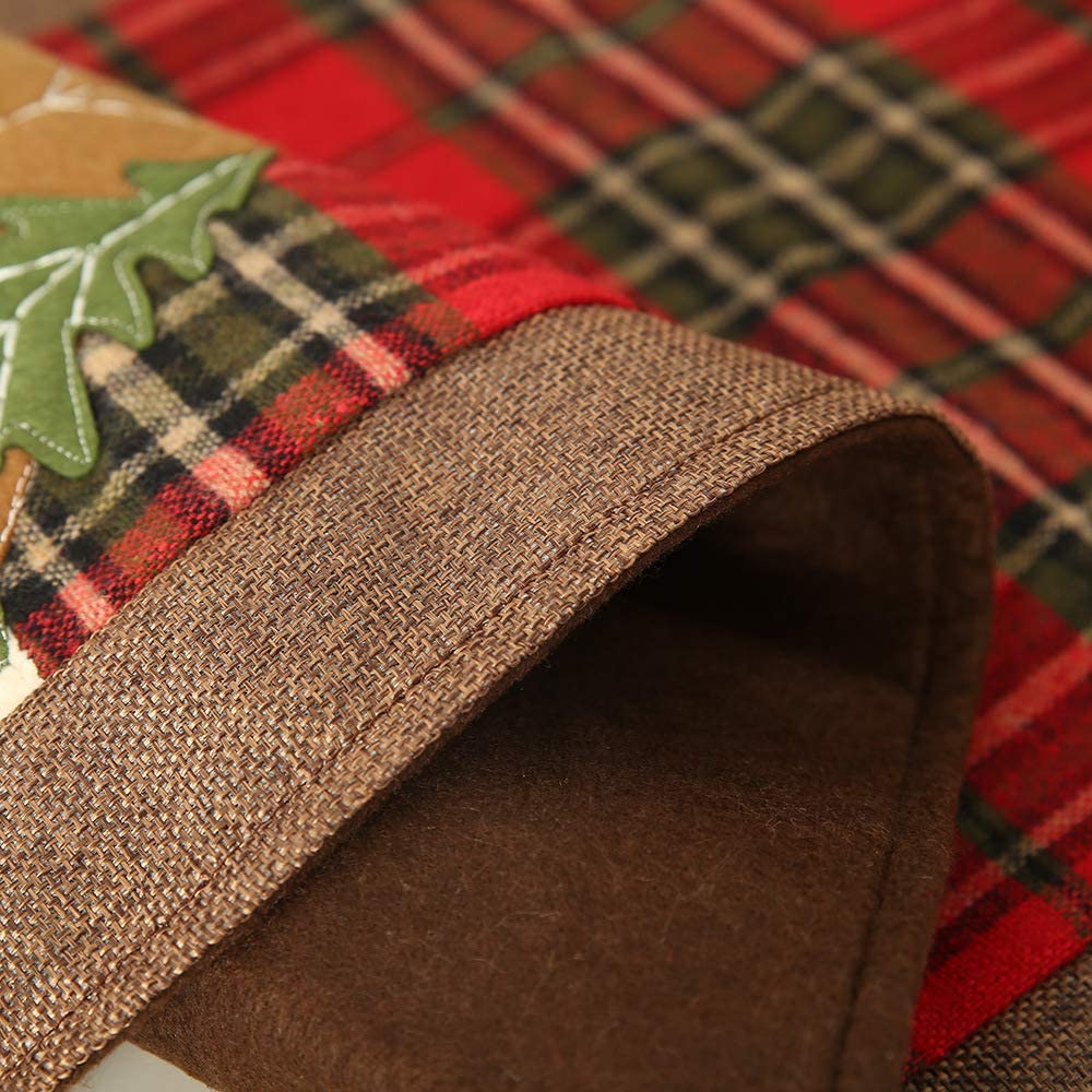 Wholesale  embroidered table runner christmas in red
