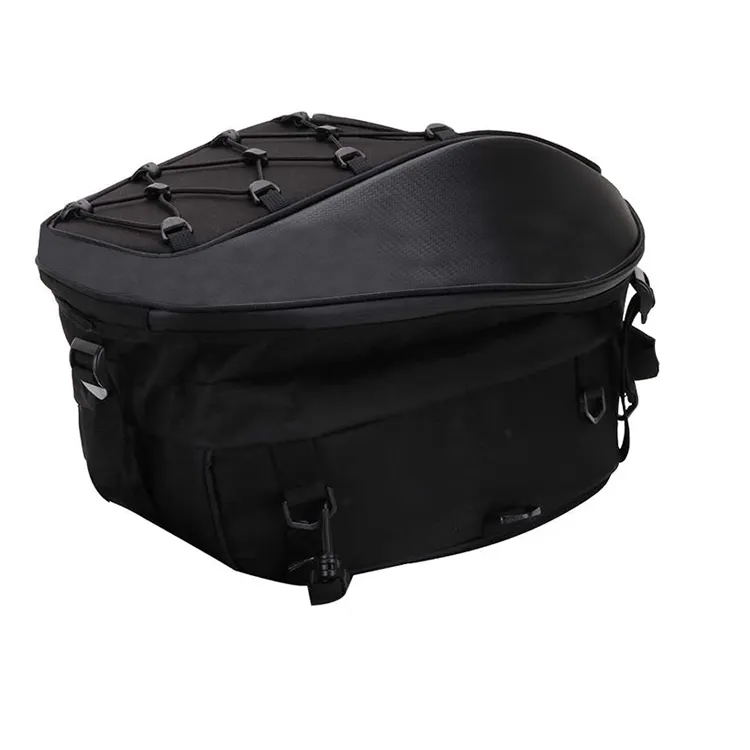 Мотоциклетная сумка на заднее сиденье, многофункциональная водонепроницаемая сумка для шлема из коровьей кожи