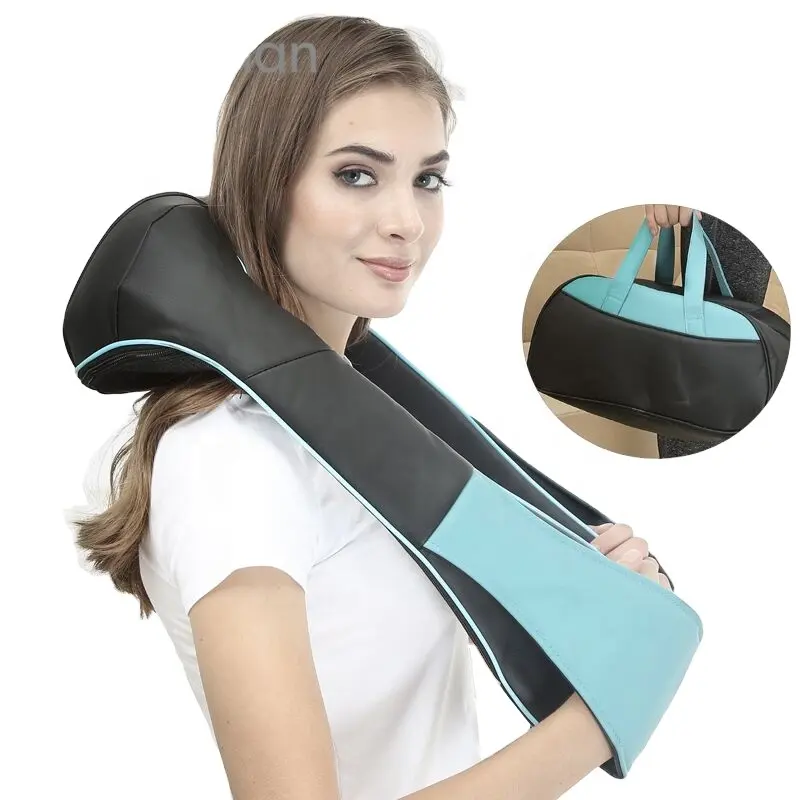 3D shiatsu neck massage cushion for belt relaxer shoulderkneading neck and shoulder massager