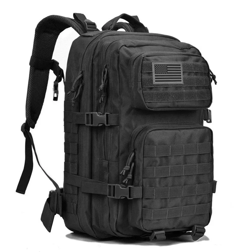 3 Day Assault Pack Molle Bug Out Bag Military Large Army 50L Tactical Backpack